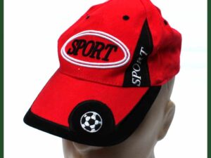 Čepice kšiltovka Sport Team Trade červená.