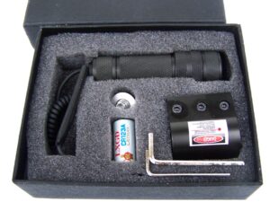 Laser 630nM. LXGD s přesným nastavením místa svitu
