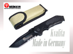 Nůž zavírací BŐKER ® - Solingen-Army střih s klipsem, Tanto čepel.