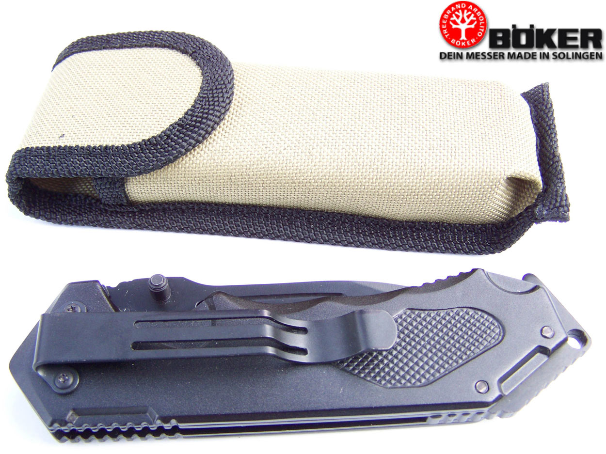 Nůž zavírací BŐKER ® - Solingen-Army střih s klipsem, Tanto čepel. - Image 10