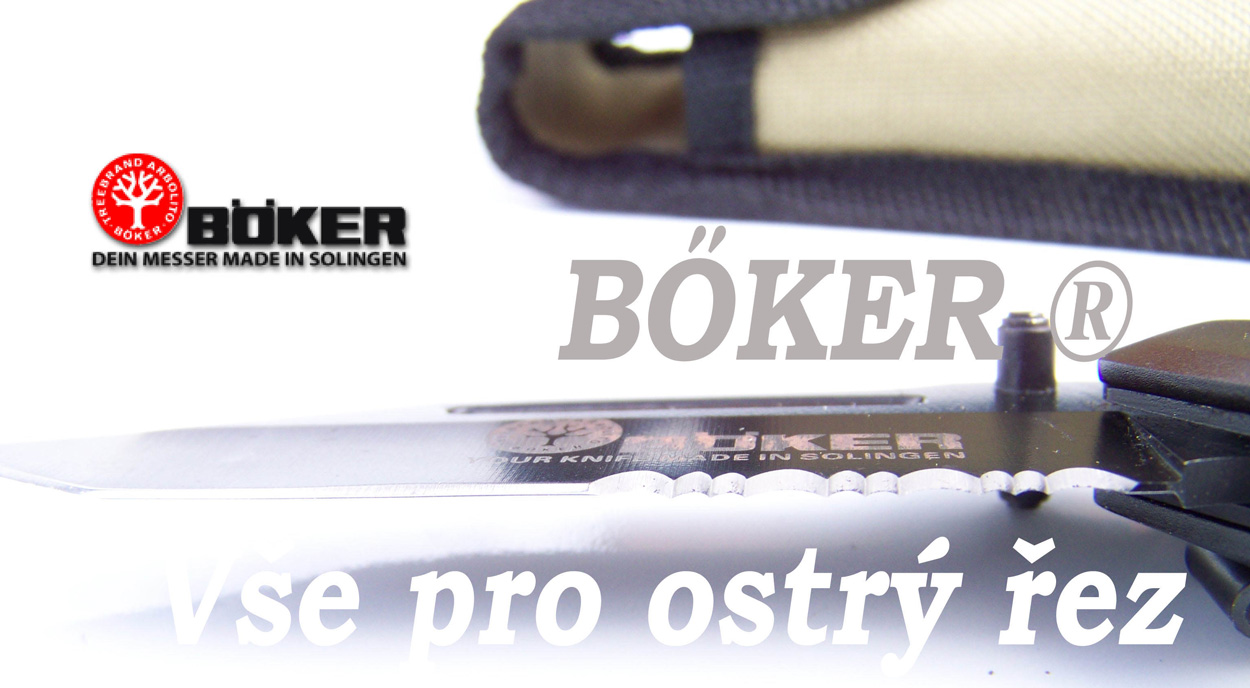 Nůž zavírací BŐKER ® - Solingen-Army střih s klipsem, Tanto čepel. - Image 5