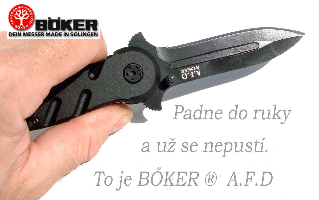 Zavírák BŐKER A.F.D - nůž s klipsem německé kvality. - Image 6