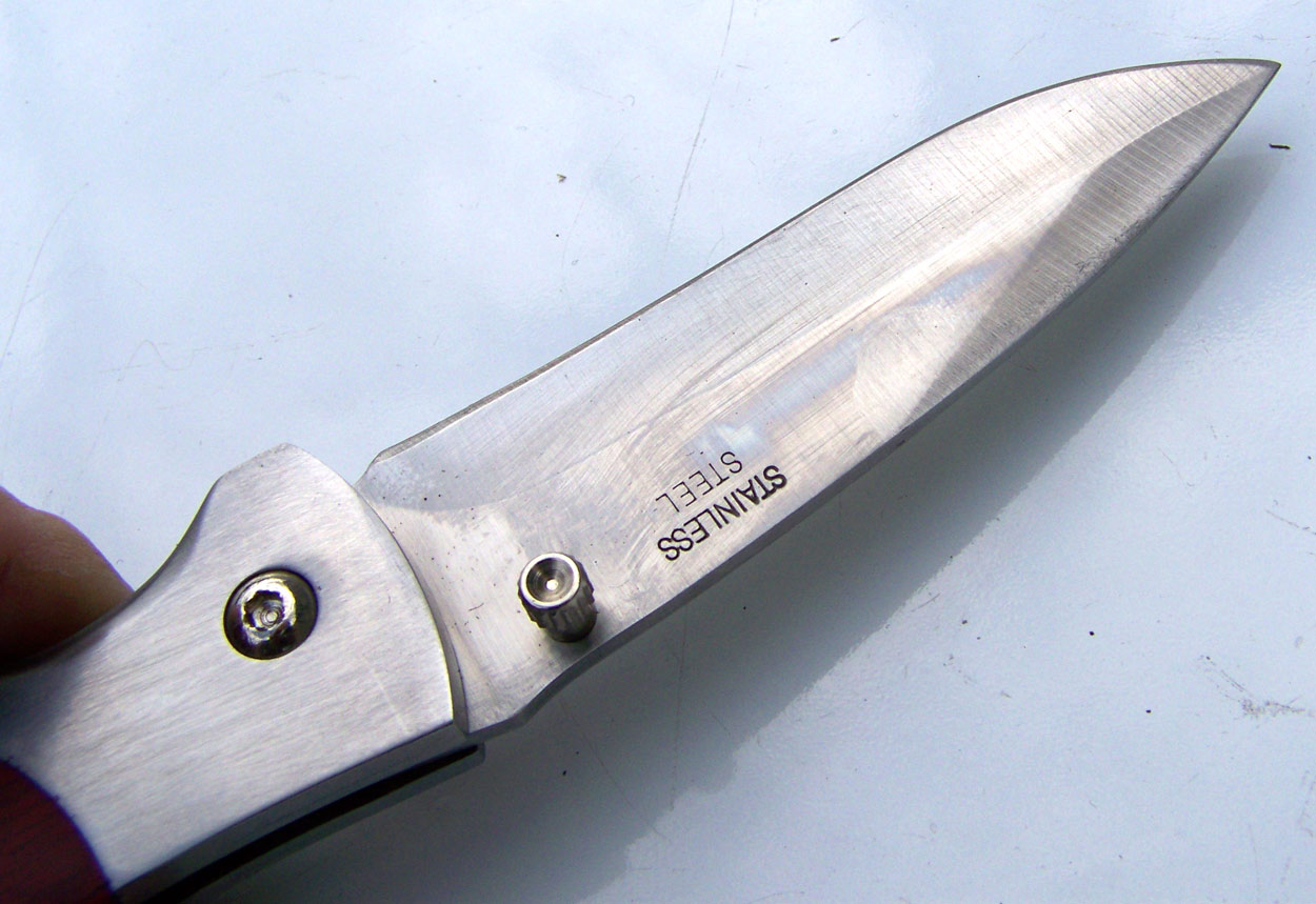 Nůž polovyhazovák Stainless Steel 190mm - Image 5