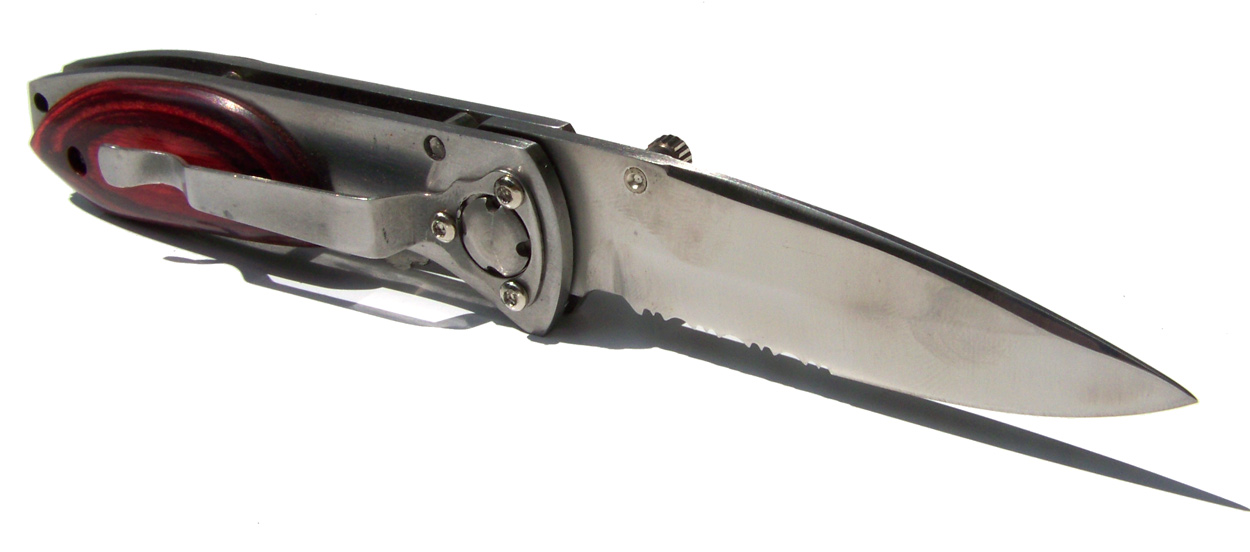Nůž polovyhazovák Stainless Steel 165mm - Image 6
