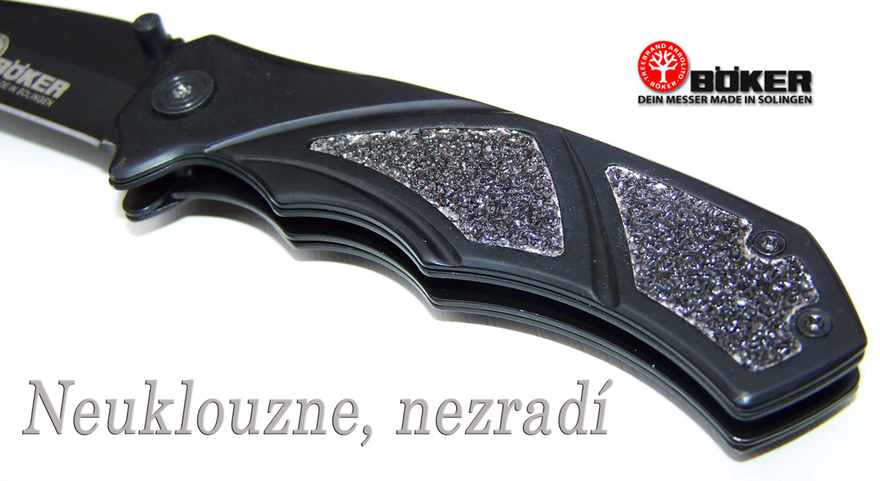 Nůž zavírák BŐKER ® - Solingen (20cm) - protismyk střenka. - Image 3