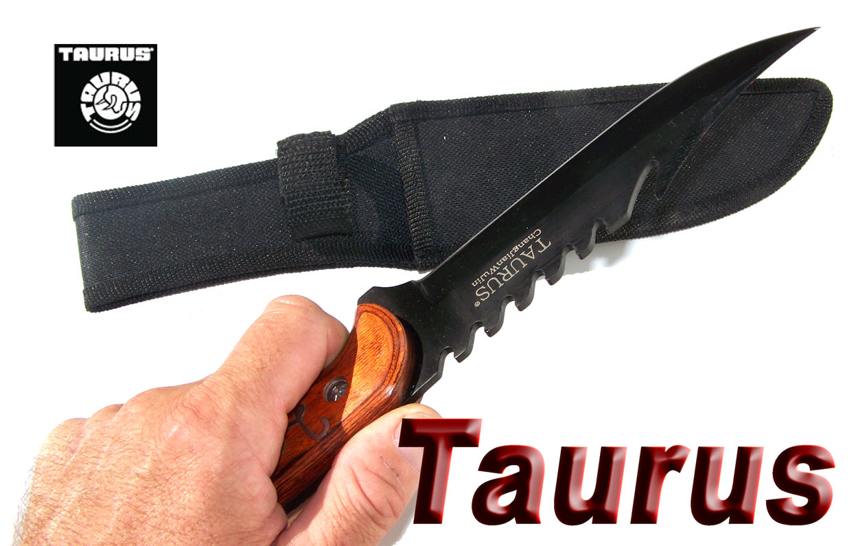 Zálesácká značková dýka Taurus 265mm-ostří i nahoře. - Image 5