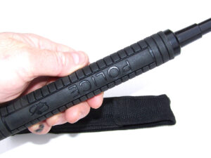  Policejní teleskop obušek 50cm s gumovým úchopem a magnetem.