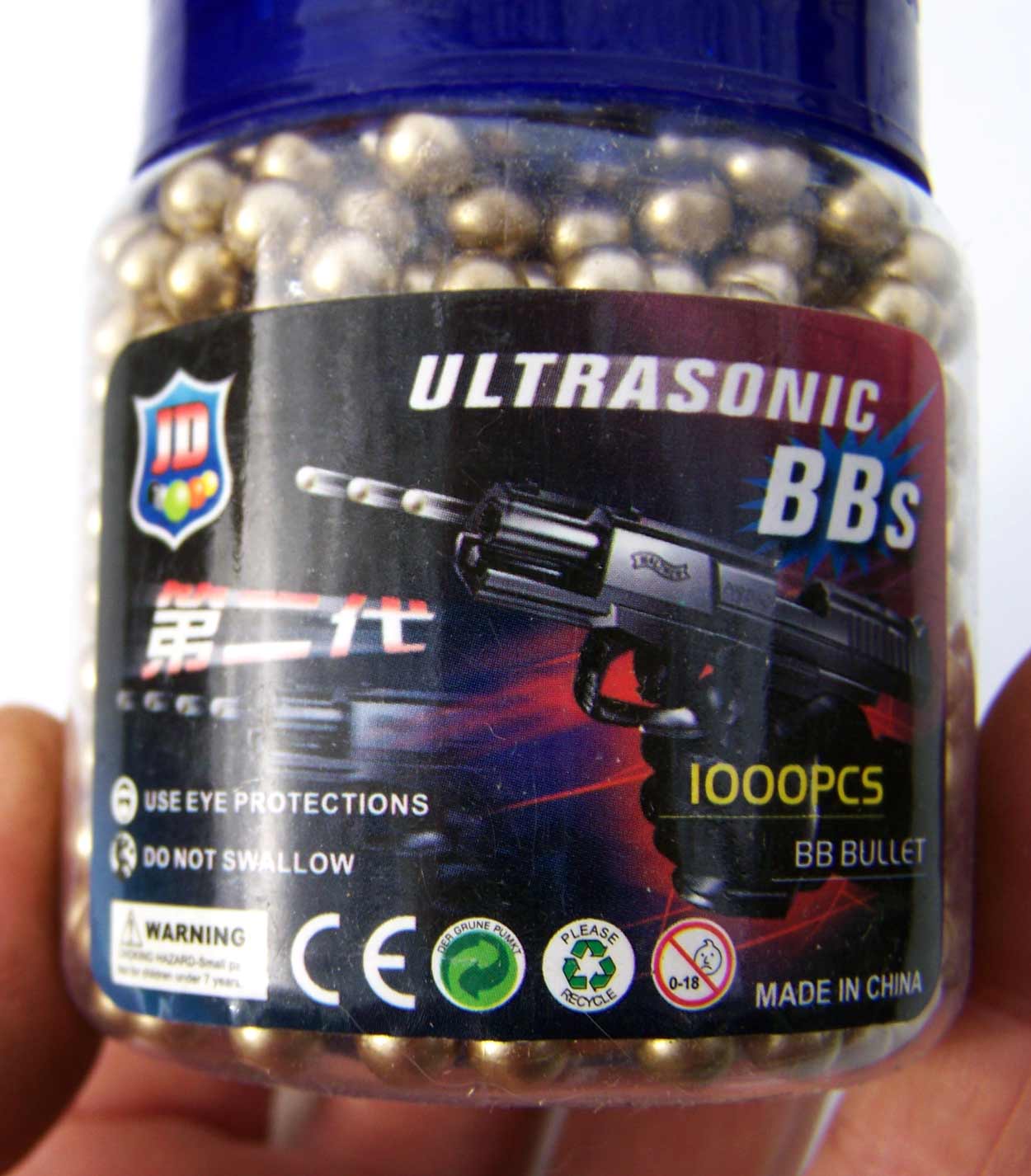Tisíc kulí BBS Ultrasonic 6mm Airsoft s násypkou. - Image 7