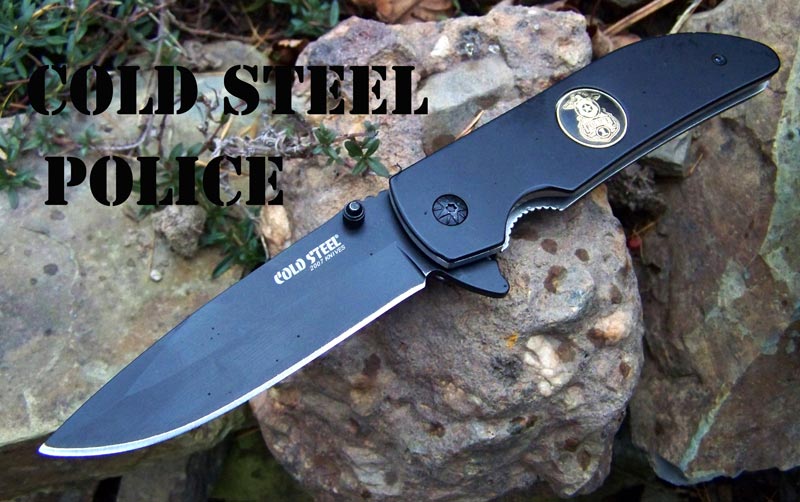 Policejní nůž - COLD STEEL - polovyhazovák.