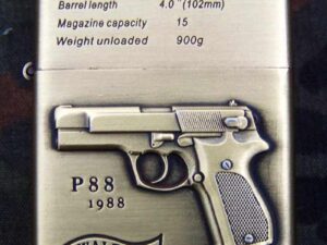 Benzinový zapalovač - devítka Walther P88.