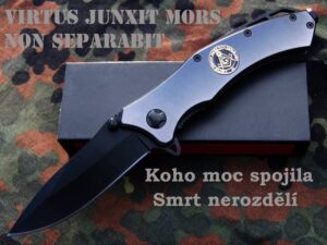 Těžký nůž svobodných zednářů Virtus Junxit Mors Non Separabit .
