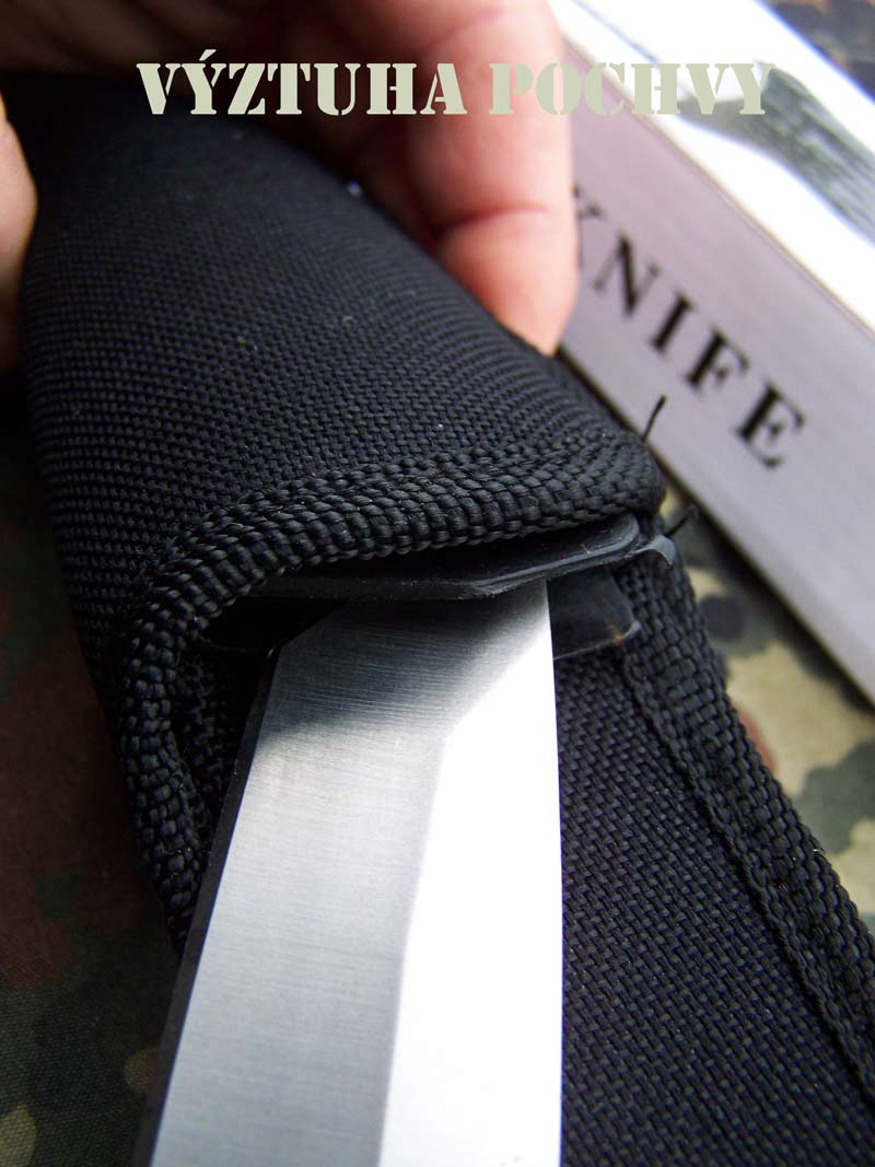 Hunting Knife silver masivní dýka s tanto čepelí. - Image 7