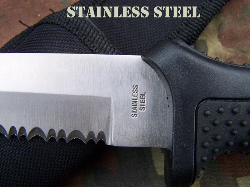 Hunting Knife silver masivní dýka s tanto čepelí. - Image 6