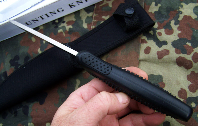 Hunting Knife silver masivní dýka s tanto čepelí. - Image 5