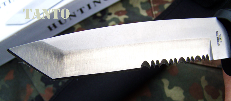 Hunting Knife silver masivní dýka s tanto čepelí. - Image 3