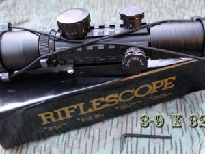 Krátká SHORT optika puškohled Riflescope 3-9x32 EG RED/GREEN světlo.