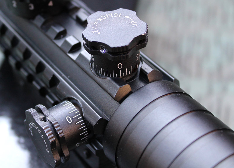 Krátká SHORT optika puškohled Riflescope 3-9x32 EG RED/GREEN světlo. - Image 3
