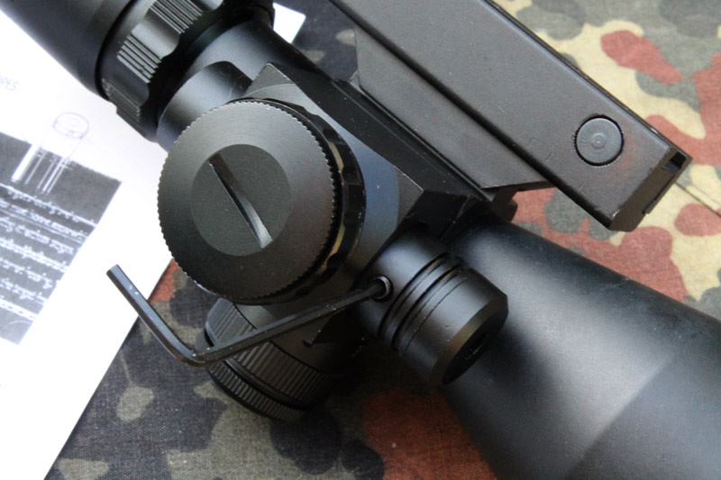 Puškohled a laser SHORT RIFLESCOPE 2,5-10 x40 Ultra krátký 205mm. - Image 21