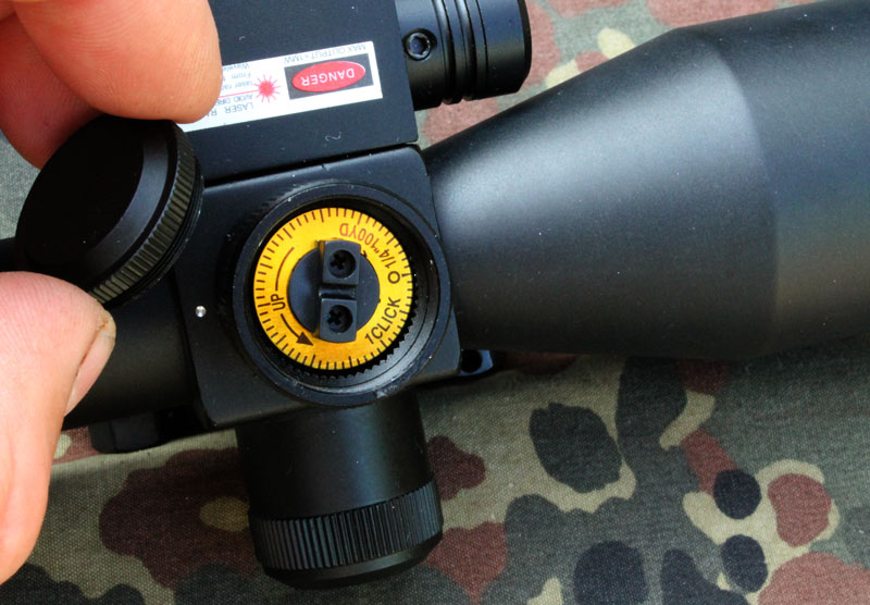 Puškohled a laser SHORT RIFLESCOPE 2,5-10 x40 Ultra krátký 205mm. - Image 4