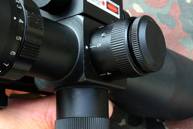 Puškohled a laser SHORT RIFLESCOPE 2,5-10 x40 Ultra krátký 205mm. - Image 3
