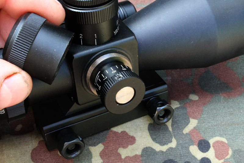 Puškohled a laser SHORT RIFLESCOPE 2,5-10 x40 Ultra krátký 205mm. - Image 23