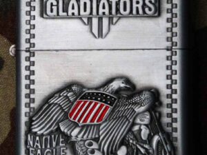 Benzinový zapalovač Moto American Gladiator The Spirit of America.