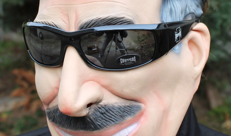 Černé tmavé brýle Choppers s UV filterem. - Image 12