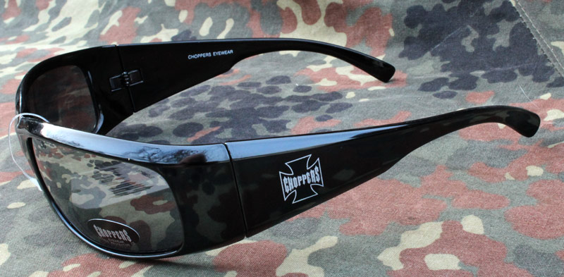 Černé tmavé brýle Choppers s UV filterem. - Image 6