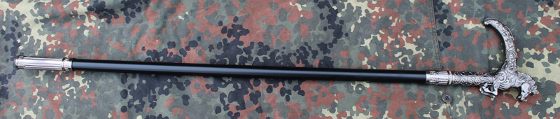 Hůl vycházková Mackie-messer kůň - skrytý nůž. - Image 6