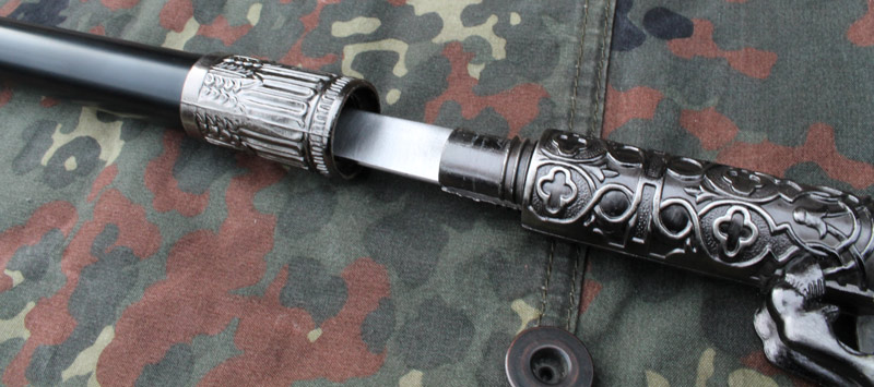 Hůl vycházková Mackie-messer kůň - skrytý nůž. - Image 9