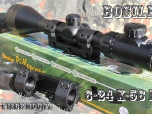 Puškohled BOSILE 6-24x56EG jednodílná montáž.