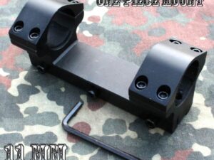 Jednodílná dural montáž příslušenství zbraní-11mm délka 10cm WD.