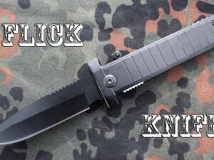 Rychlootevírací Flick Knife, masivní páčkový vystřelovák 220mm.