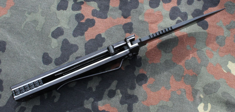 Rychlootevírací Flick Knife, masivní páčkový vystřelovák 220mm. - Image 5