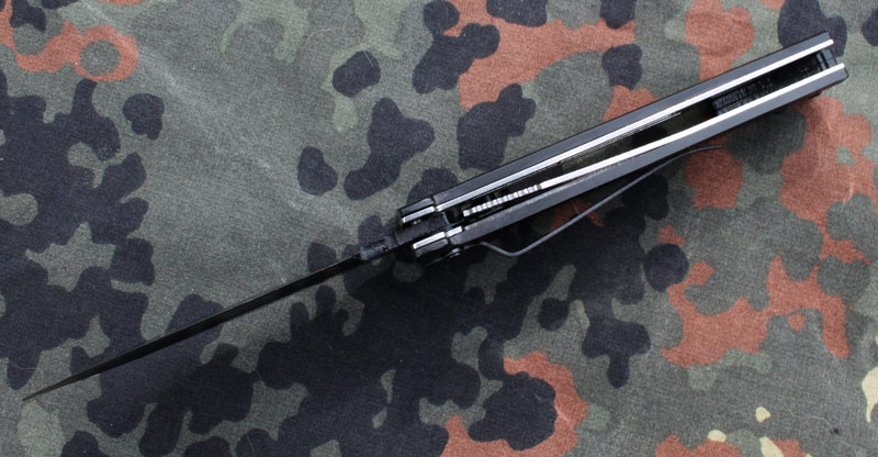 Rychlootevírací Flick Knife, masivní páčkový vystřelovák 220mm. - Image 2