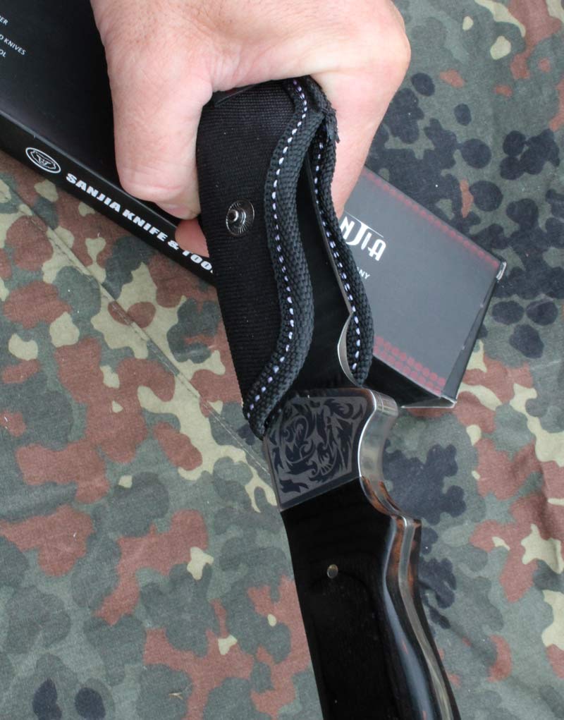 Dýka lovecký SANJIA K-82 s ornamentem.- 26cm. - Image 13