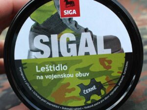 Leštidlo na boty SIGAL černé 250g Orig.česká výroba.