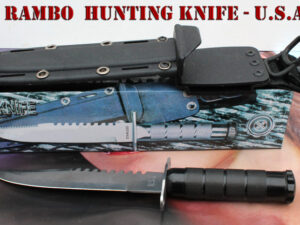 Nůž Rambo pro přežití - USA Hunting Knife Survival.