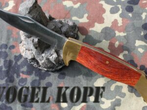Zavírací nůž s dřevěnou střenkou Vogel Kopf 225 mm
