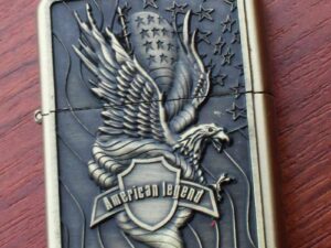 Benzinový zapalovač American Legend styl zippo.