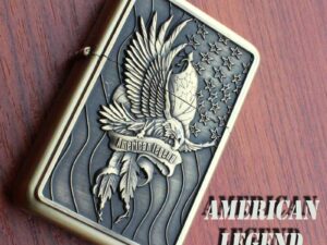 Benzinový zapalovač American Legend styl zippo.