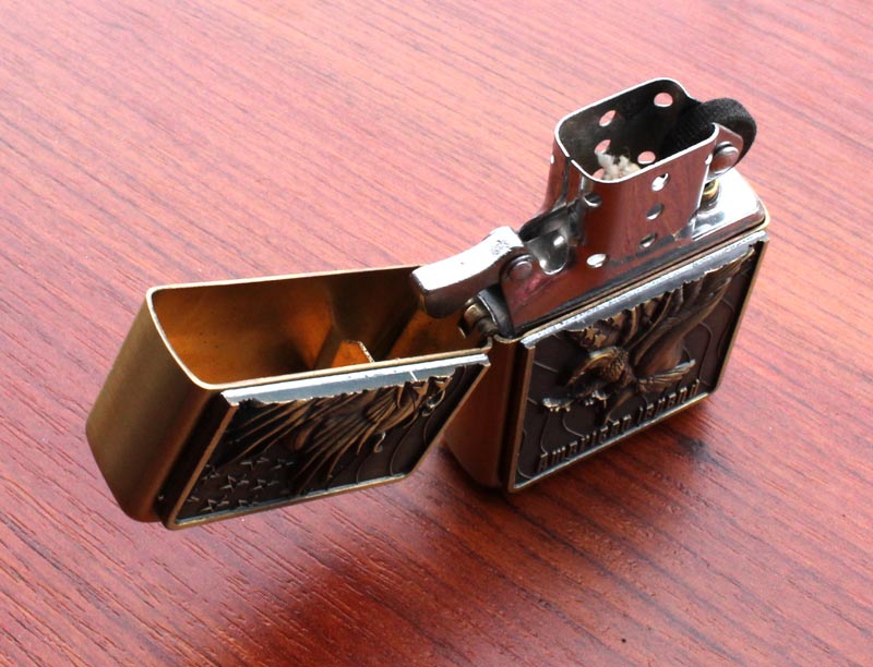Benzinový zapalovač American Legend styl zippo. - Image 5