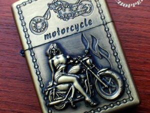 Benzinový zapalovač Chopper Motorcycle styl zippo.