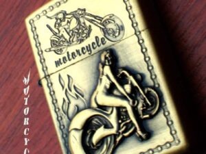 Benzinový zapalovač Chopper Motorcycle styl zippo.