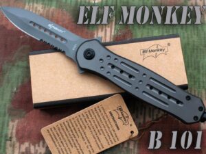 Kapesní skládací nůž záchranář Elf Monkey B101 - 21,5cm.