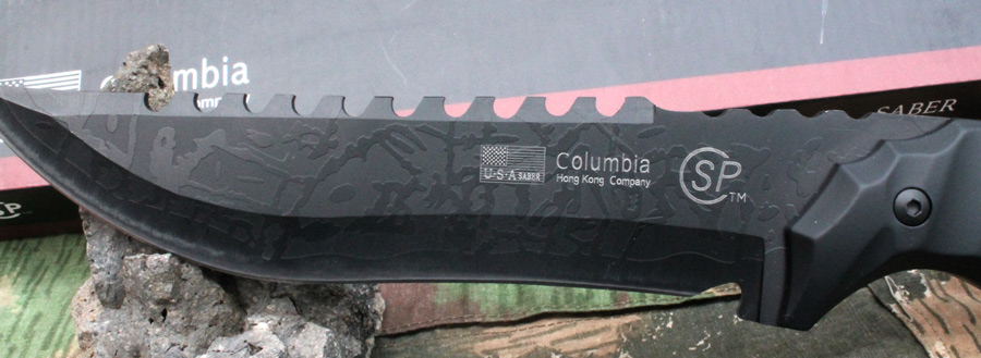 Bushcraftový nůž Columbie Ranger SP 017 Pseudo-damašek. - Image 8