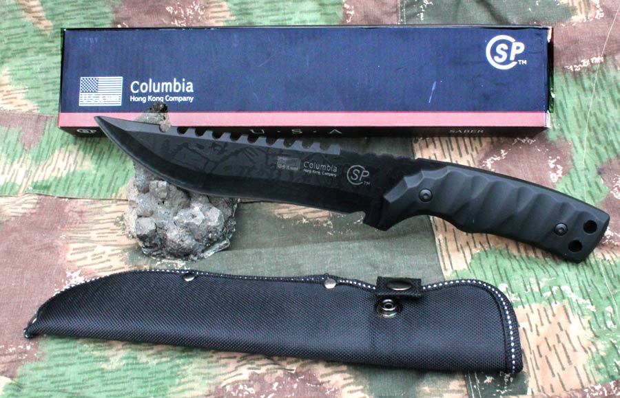 Bushcraftový nůž Columbie Ranger SP 017 Pseudo-damašek. - Image 4