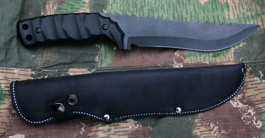 Bushcraftový nůž Columbie Ranger SP 017 Pseudo-damašek. - Image 3