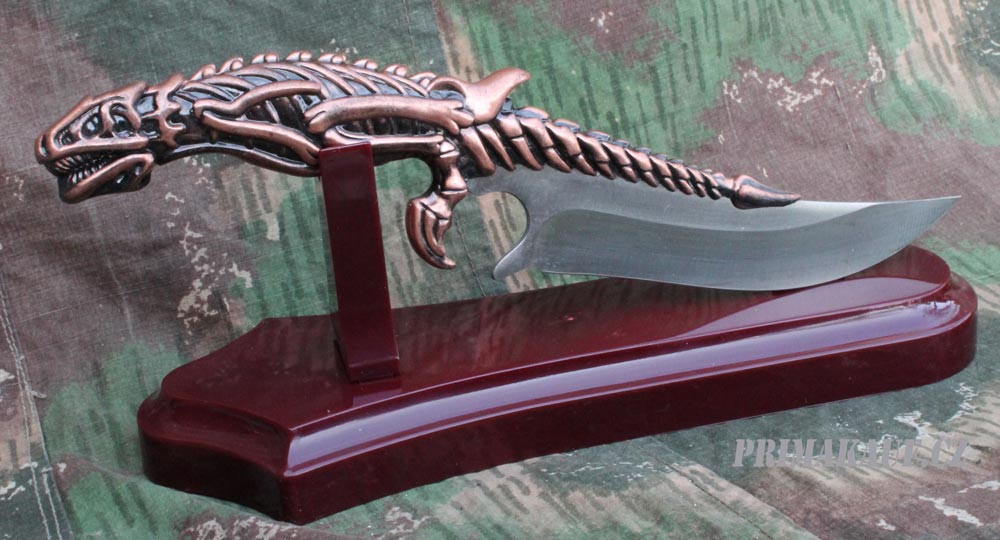 Dekorační nůž Dragon TK9987 23cm + držák na stůl. - Image 2