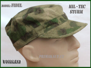 Kšiltová čepice model FIDEL Woodland od MIL-Tec STURM.
